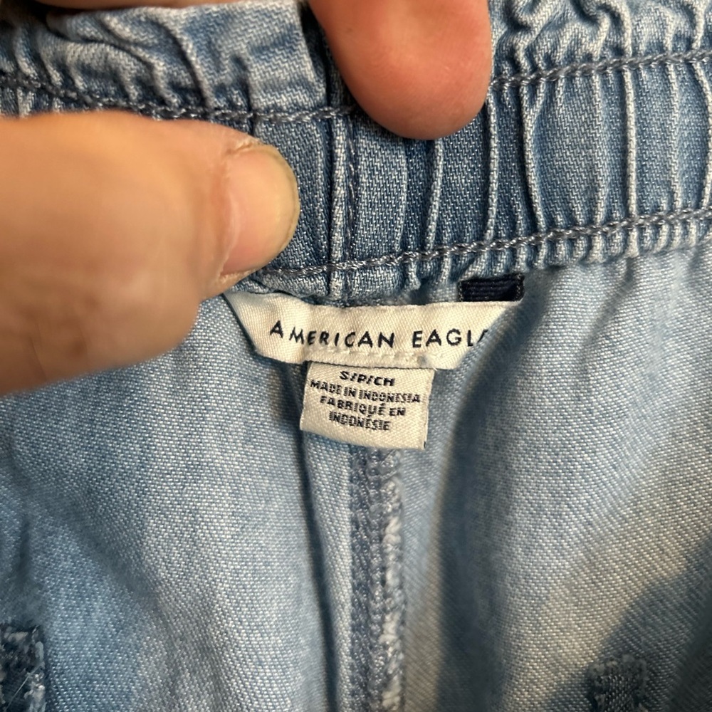 American Eagle Light Cotton Drawstring Shorts Sma… - image 6
